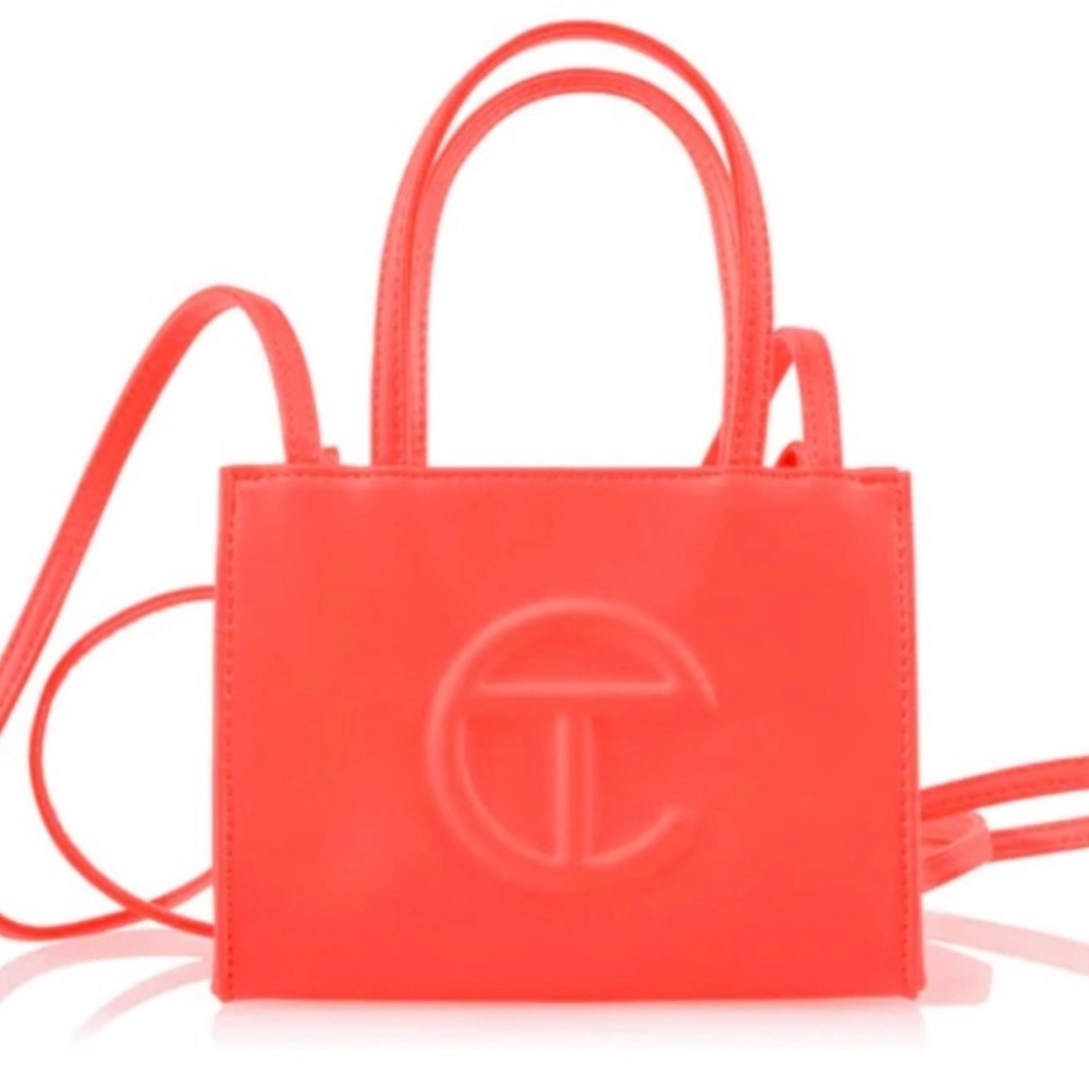 Hazard color small Telfar bag (sold out) New with tags attached & dust bag